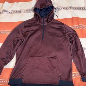 Under armour men’s quarter zipper sweater with hoodie